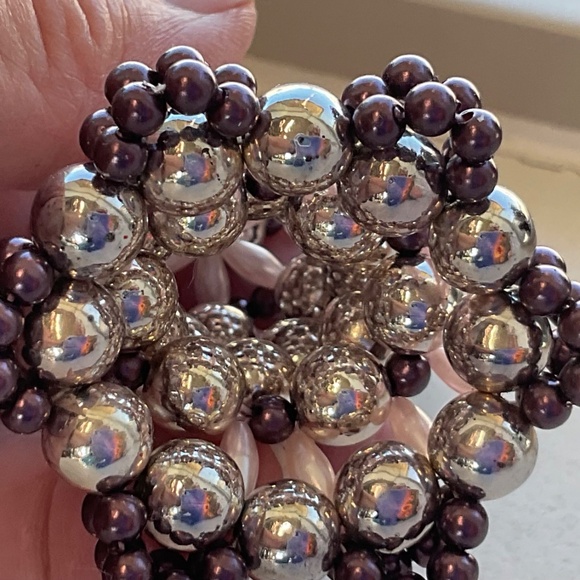 Vintage handmade beaded bells various colors 2” tall - Picture 11 of 11